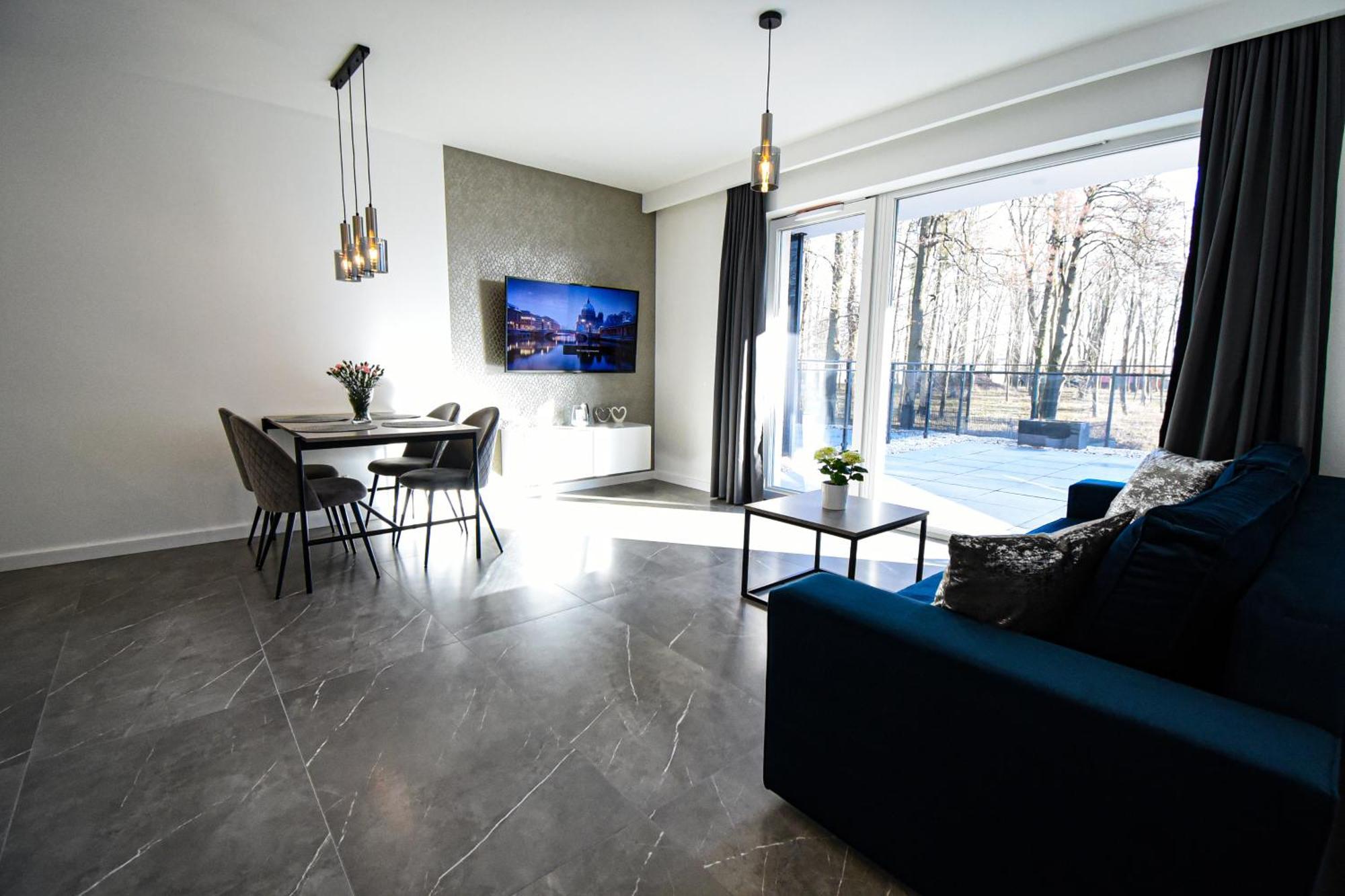 Apartament VILLA PARK przy plaży z widokiem na jezioro, taras 50 m2 Ostróda Zewnętrze zdjęcie